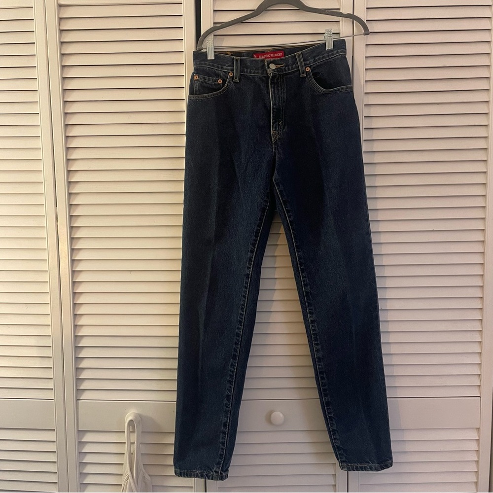 Levi's Blue Straight Leg Jeans Classic Denim